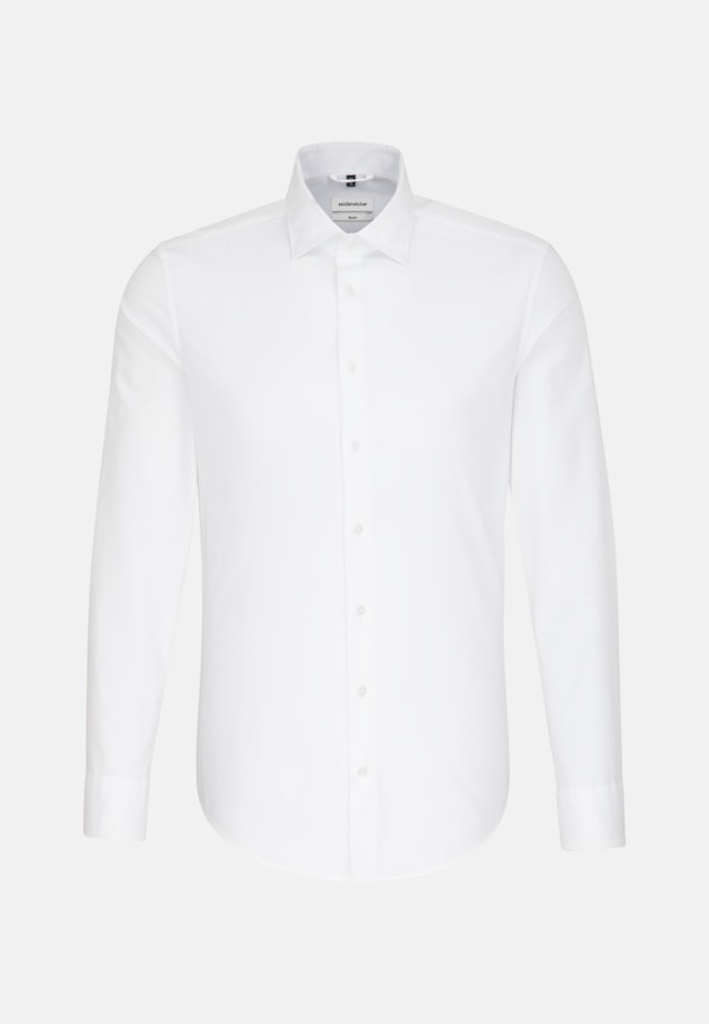 Slim Business Hemd Uni in Weiß |  Seidensticker Onlineshop