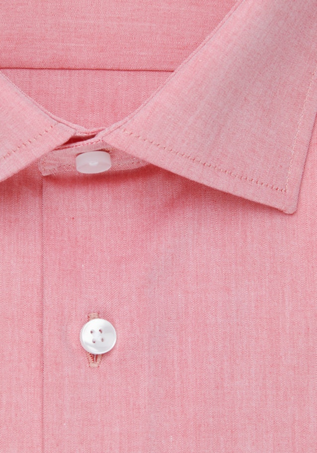 Bügelfreies Chambray Business Hemd in Comfort mit Kentkragen in Rot |  Seidensticker Onlineshop