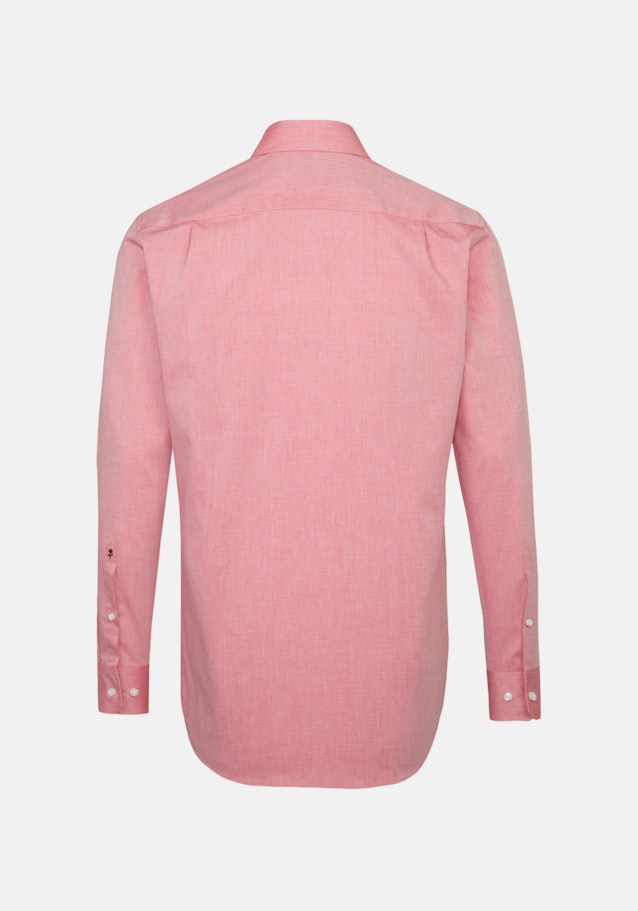Bügelfreies Chambray Business Hemd in Comfort mit Kentkragen in Rot |  Seidensticker Onlineshop