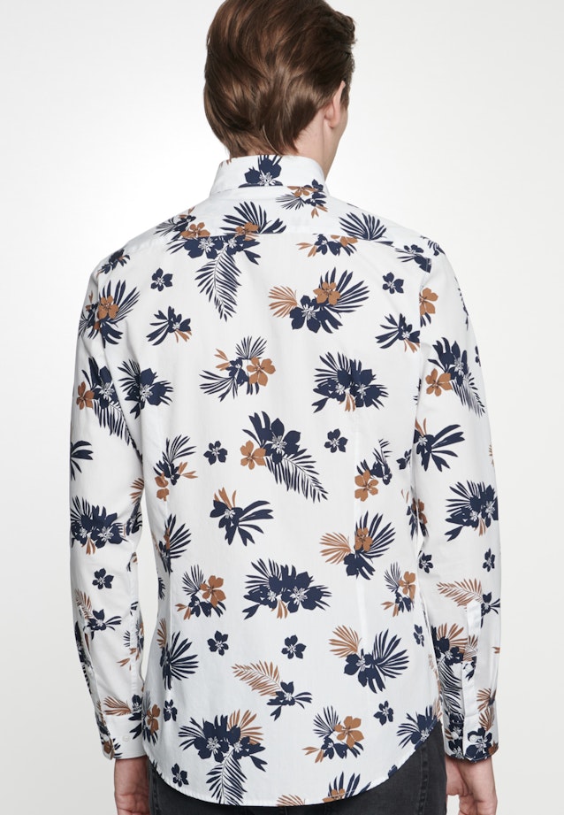 Slim Business Hemd Floral in Weiß |  Seidensticker Onlineshop