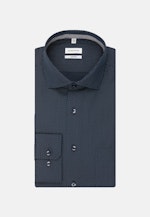Comfort Business Hemd Punkte in Dunkelblau |  Seidensticker Onlineshop