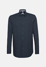 Comfort Business Hemd Punkte in Dunkelblau |  Seidensticker Onlineshop