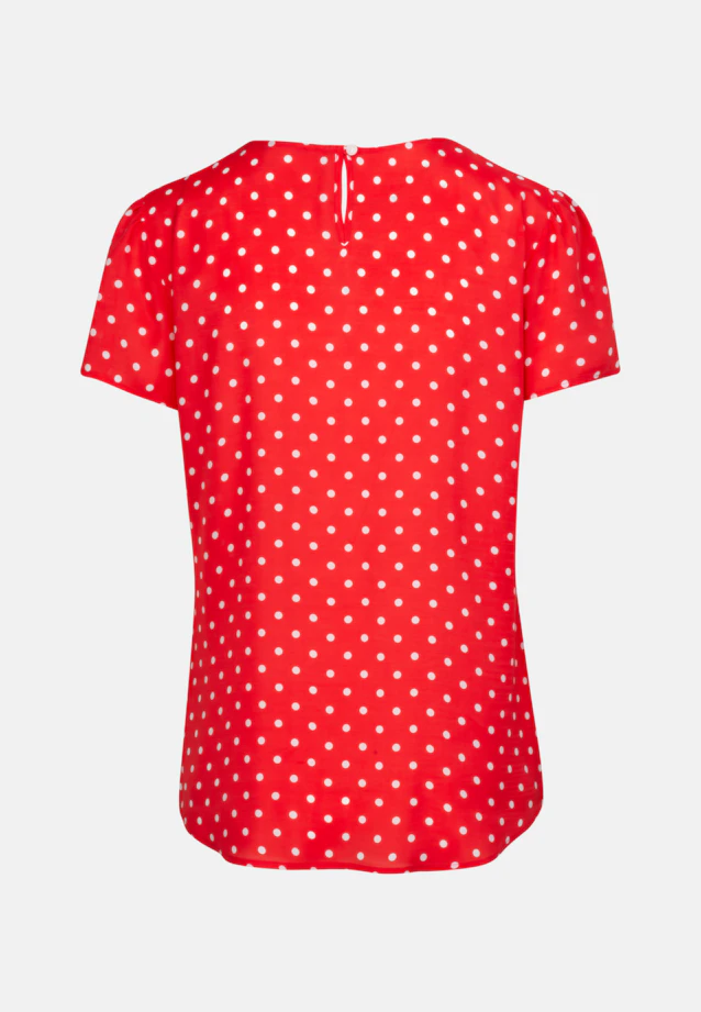 Chemisier A Pois in Rouge |  Seidensticker Onlineshop