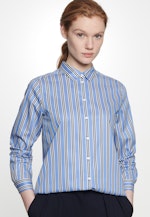 Shirt Blouse Stripes in Medium Blue |  Seidensticker Onlineshop