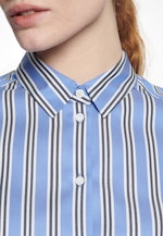Shirt Blouse Stripes in Medium Blue |  Seidensticker Onlineshop