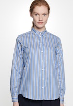 Shirt Blouse Stripes in Medium Blue |  Seidensticker Onlineshop