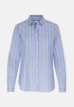 Shirt Blouse Stripes in Medium Blue |  Seidensticker Onlineshop