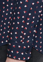 Shaped Business Hemd Floral in Dunkelblau |  Seidensticker Onlineshop