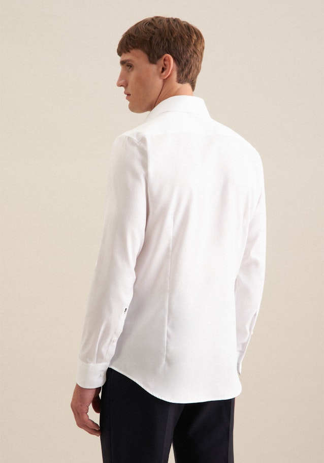 Slim Chemise d'affaires Uni in Blanc | Seidensticker Onlineshop