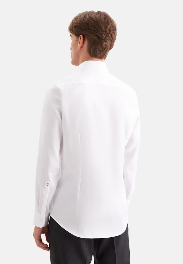 Slim Business shirt Uni in White |  Seidensticker Onlineshop