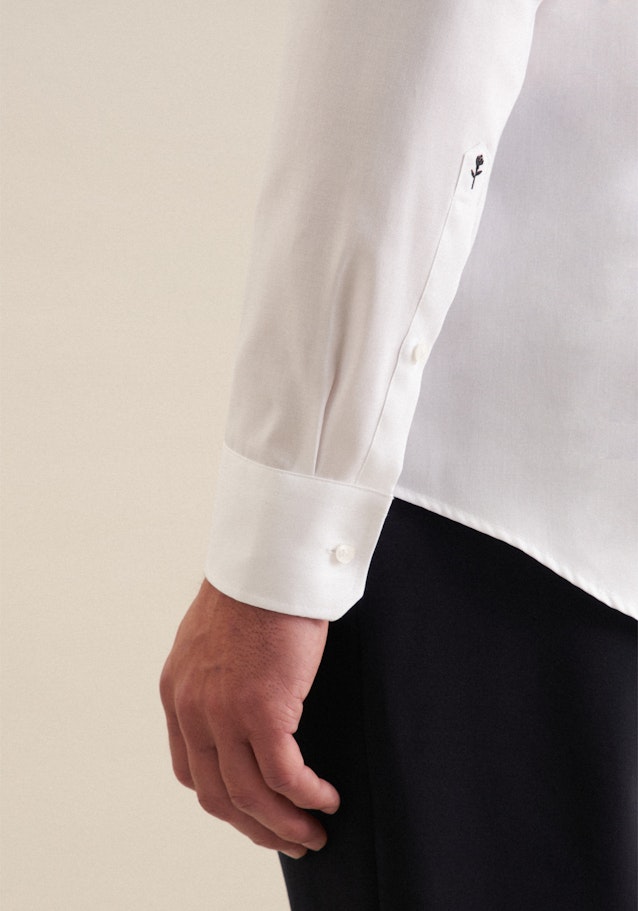 Slim Chemise d'affaires Uni in Blanc | Seidensticker Onlineshop