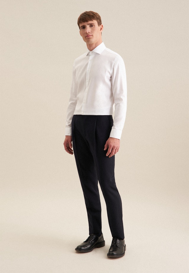 Slim Business shirt Uni in White |  Seidensticker Onlineshop