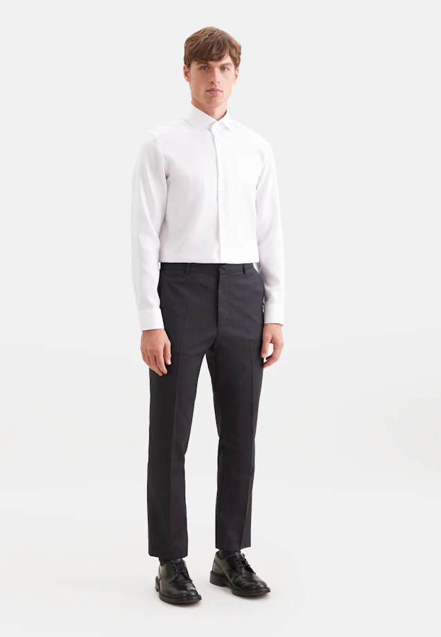 Slim Business shirt Uni in White |  Seidensticker Onlineshop