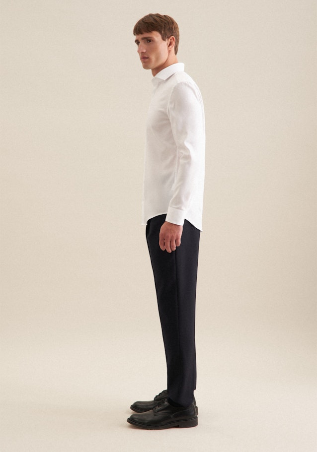 Slim Chemise d'affaires Uni in Blanc | Seidensticker Onlineshop
