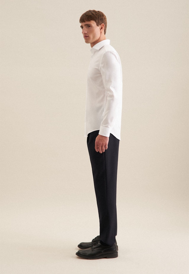 Slim Chemise d'affaires Uni in Blanc |  Seidensticker Onlineshop