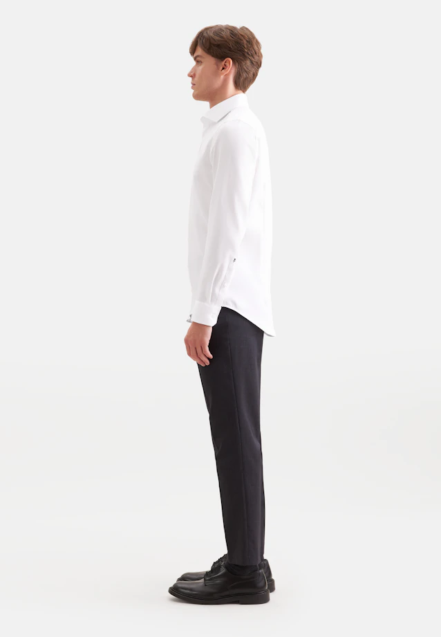Slim Business shirt Uni in White |  Seidensticker Onlineshop