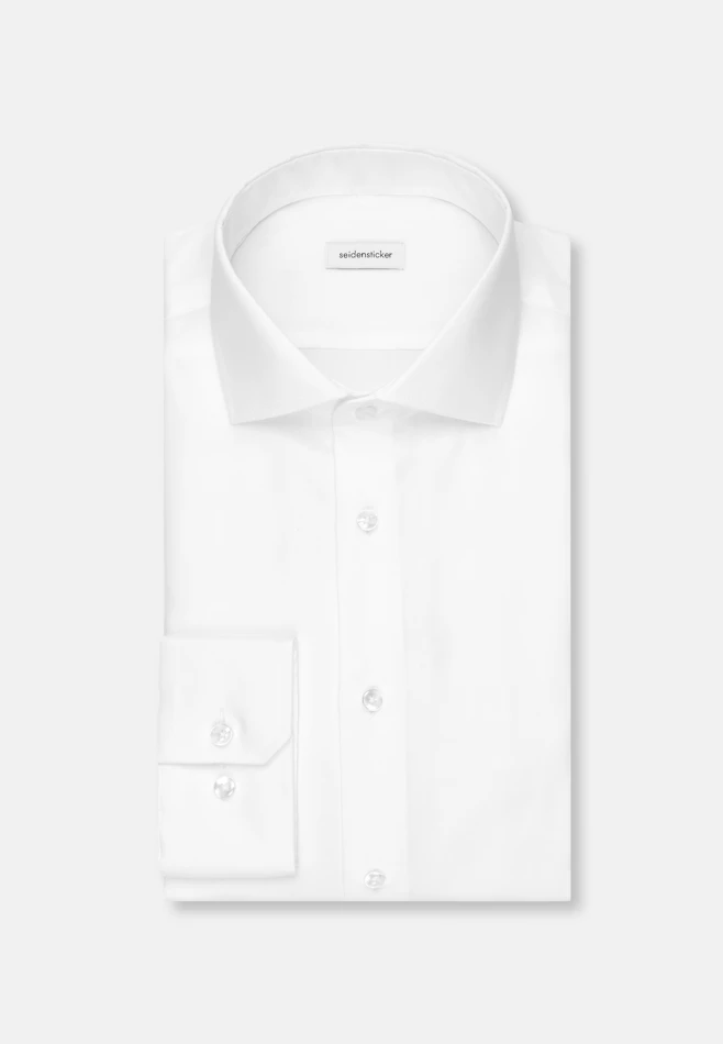Slim Chemise d'affaires Uni dans Blanc | Boutique en ligne Seidensticker