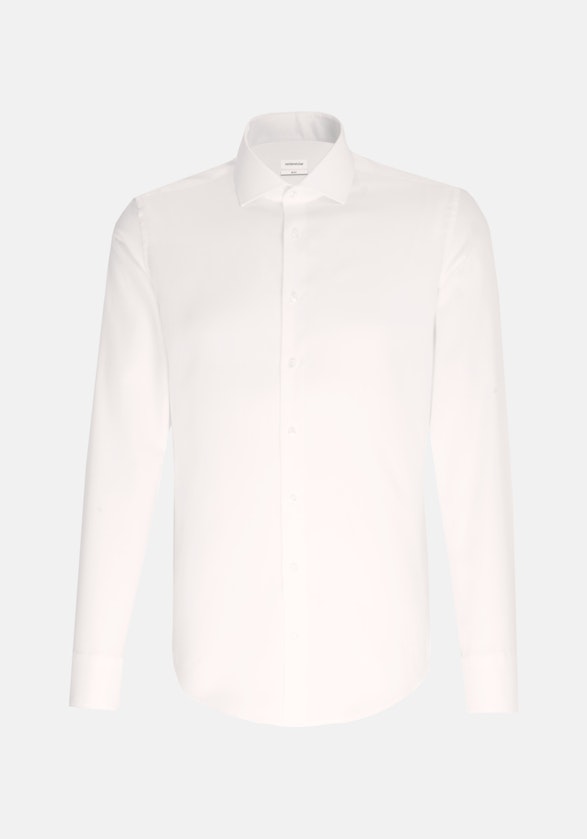 Slim Chemise d'affaires Uni in Blanc | Seidensticker Onlineshop