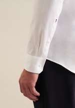 Non-iron Oxford shirt in Slim with Kent-Collar in White |  Seidensticker Onlineshop