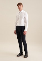 Non-iron Oxford shirt in Slim with Kent-Collar in White |  Seidensticker Onlineshop