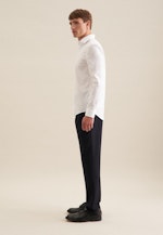 Non-iron Oxford shirt in Slim with Kent-Collar in White |  Seidensticker Onlineshop