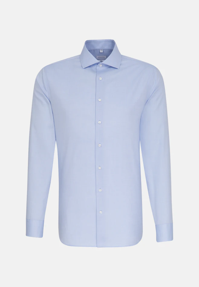 Slim Chemise d'affaires Uni dans Bleu Clair | Boutique en ligne Seidensticker