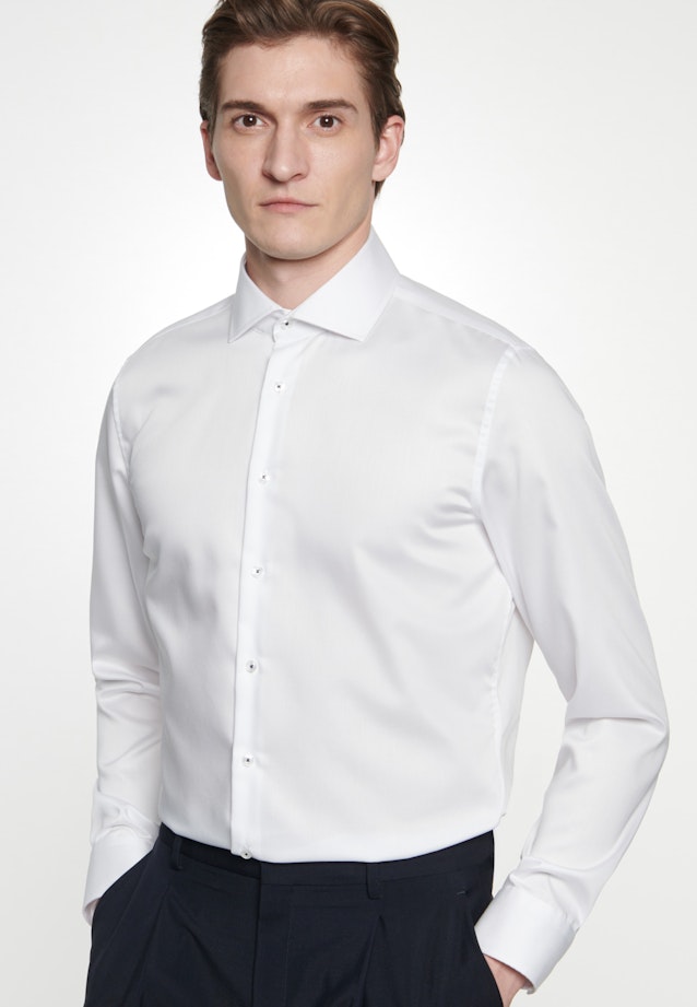 X-Slim Business Hemd Uni in Weiß |  Seidensticker Onlineshop