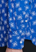 Shaped Business Hemd Floral in Mittelblau |  Seidensticker Onlineshop
