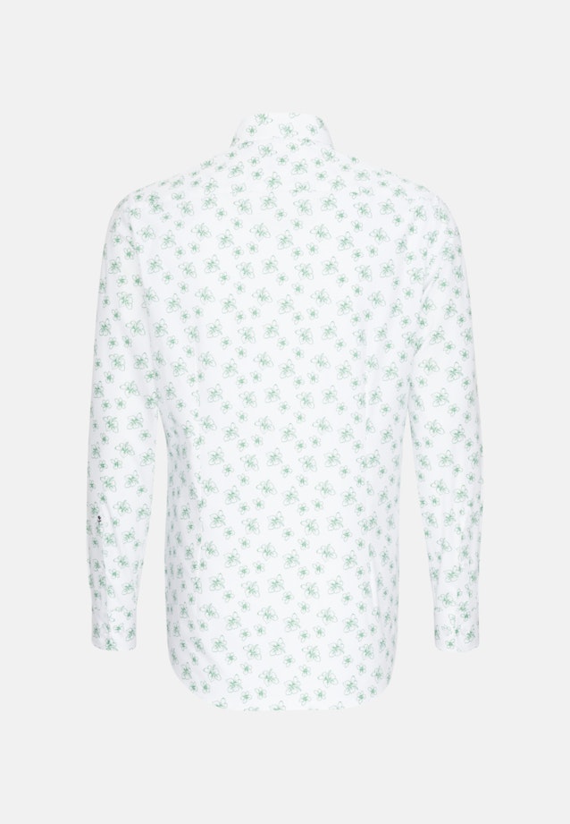 Shaped Business Hemd Floral in Weiß |  Seidensticker Onlineshop