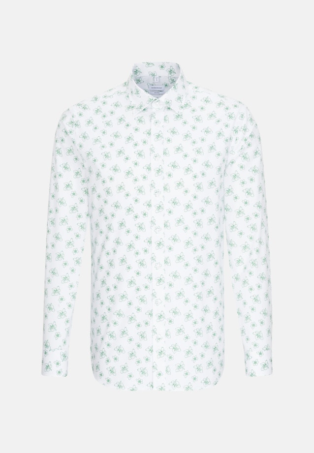 Shaped Business Hemd Floral in Weiß |  Seidensticker Onlineshop