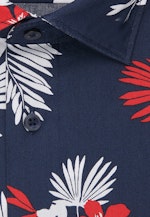 Comfort Chemise Business Floral in Bleu Foncé |  Seidensticker Onlineshop