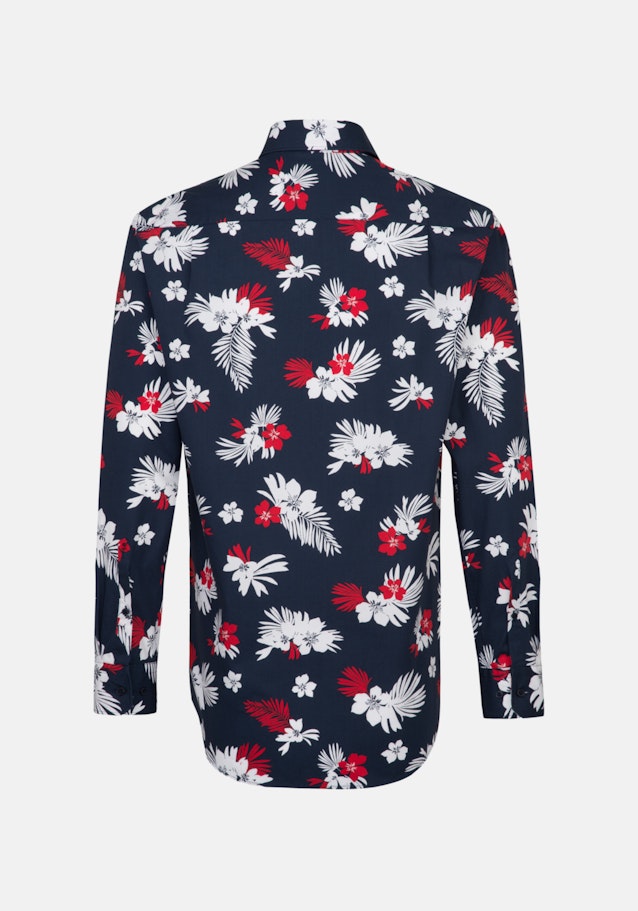 Business Shirt in Comfort with Kent-Collar in Dark Blue |  Seidensticker Onlineshop