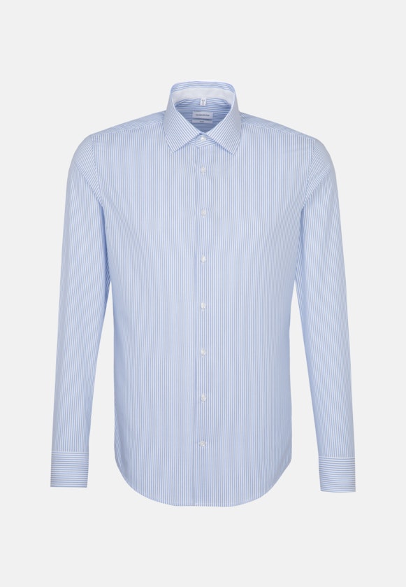 Slim Business Hemd Streifen in Hellblau |  Seidensticker Onlineshop