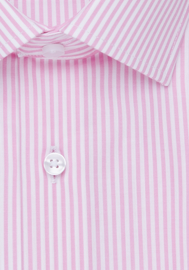 Bügelfreies Popeline Business Hemd in Slim mit Kentkragen in Rosa/Pink |  Seidensticker Onlineshop