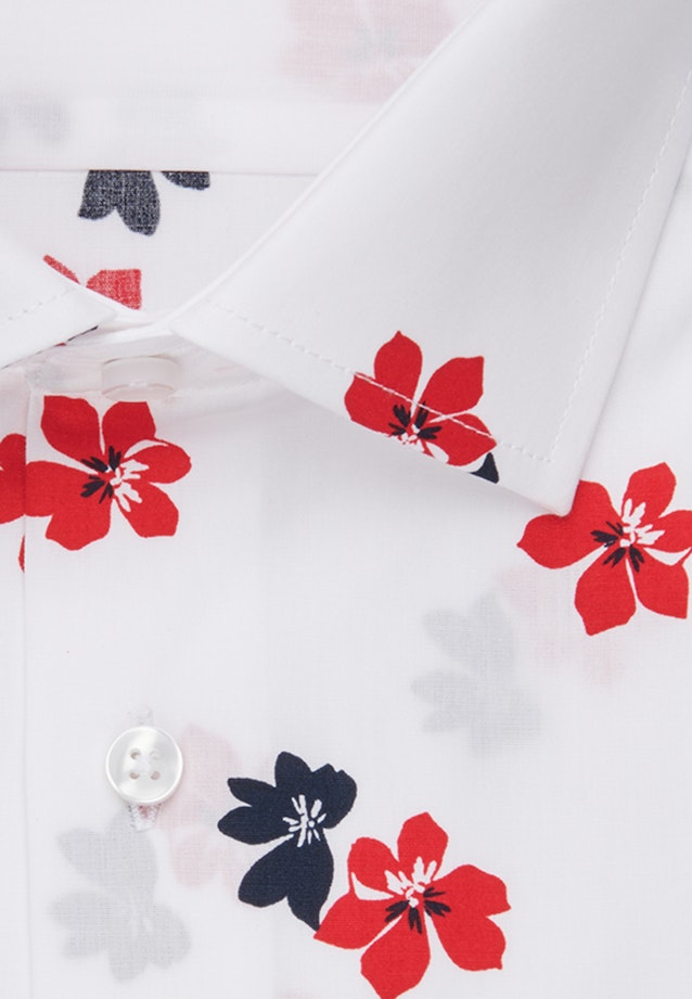 Slim Business Hemd Floral in Weiß |  Seidensticker Onlineshop