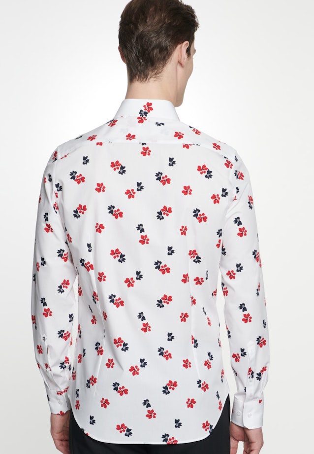 Slim Business Hemd Floral in Weiß |  Seidensticker Onlineshop
