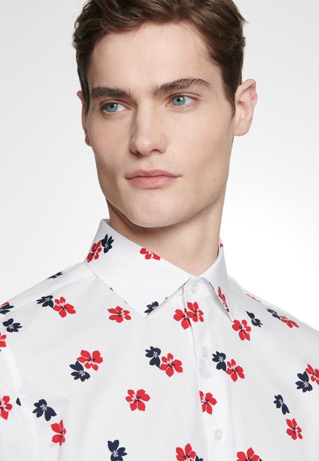 Slim Business Hemd Floral in Weiß |  Seidensticker Onlineshop