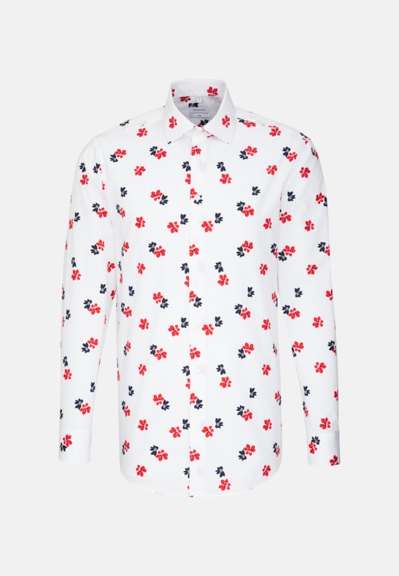 Slim Business Hemd Floral in Weiß |  Seidensticker Onlineshop