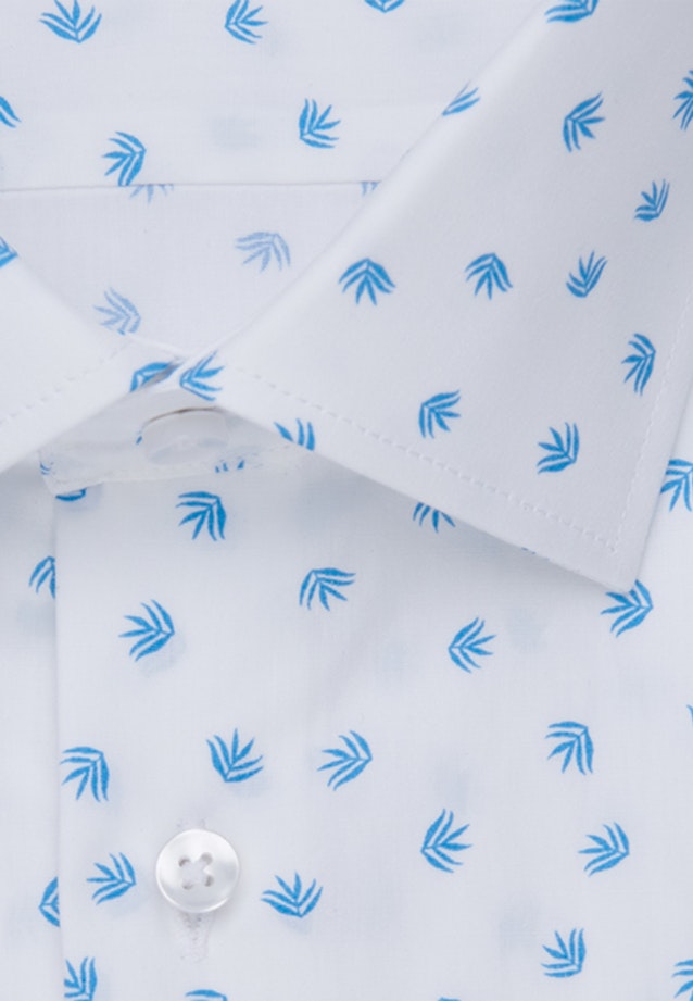 Slim Business Shirt Print in Turquoise |  Seidensticker Onlineshop