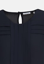 Regular fit Shirtbluse Uni in Dunkelblau |  Seidensticker Onlineshop