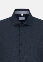 Shaped Business Hemd Punkte in Dunkelblau |  Seidensticker Onlineshop