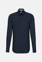 Shaped Business Hemd Punkte in Dunkelblau |  Seidensticker Onlineshop