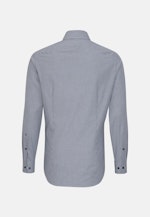 Shaped Business Shirt Check in Dark Blue |  Seidensticker Onlineshop