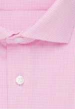 Shaped Chemise Business Carreaux in Rose Fuchsia |  Seidensticker Onlineshop