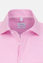 Shaped Chemise Business Carreaux in Rose Fuchsia |  Seidensticker Onlineshop