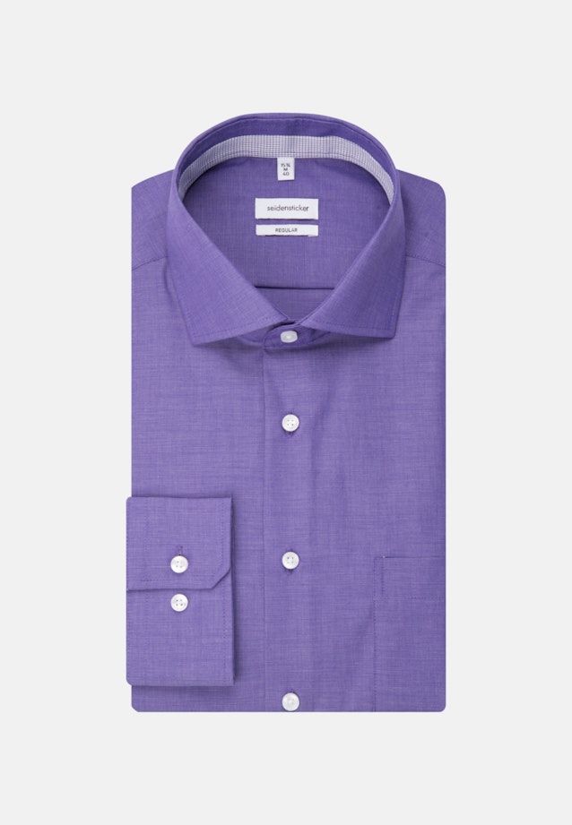 Regular Business Hemd Uni in Lila |  Seidensticker Onlineshop