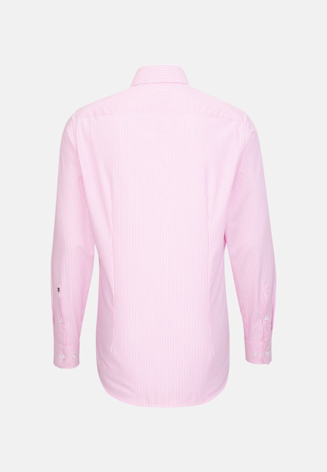 Shaped Chemise Business A Rayures in Rose Fuchsia |  Seidensticker Onlineshop