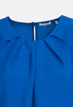 Shirt Blouse Uni in Medium Blue |  Seidensticker Onlineshop