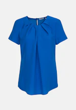 Shirt Blouse Uni in Medium Blue |  Seidensticker Onlineshop
