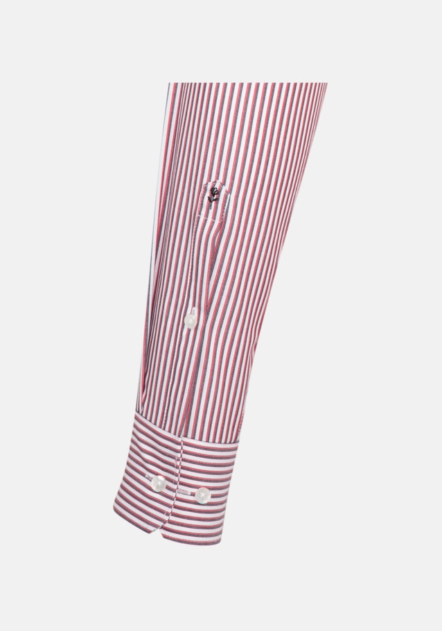 Bügelfreies Cotele Business Hemd in Shaped mit Kentkragen in Rot |  Seidensticker Onlineshop